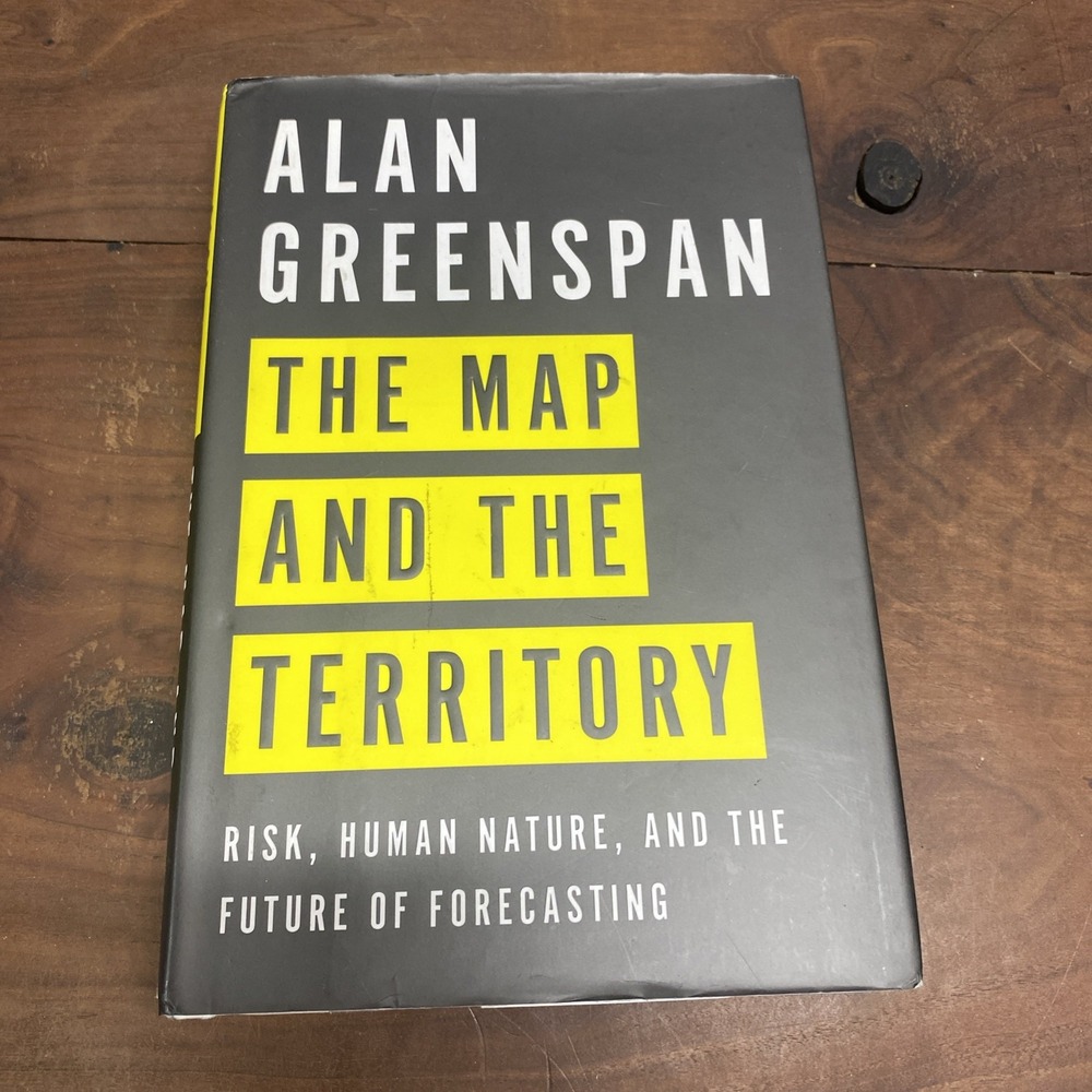 Alan Greenspan The Map and the Territory Signed Hardcover 2013 9781594204814